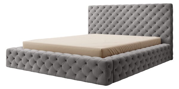 Eltap Čalouněná postel Princce Materiál a barva potahu: Sola 6 - tmavě šedá, Rozměr: 140x200