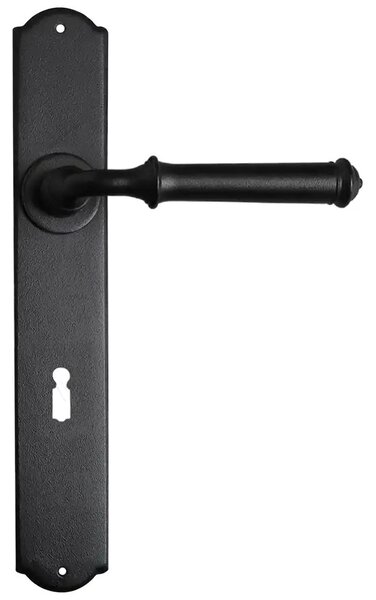 GALBUSERA Kovaná klika na dveře model 1899 - PZ, M, 90 mm, antická černá