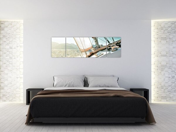 Obraz - Loď (170x50 cm)