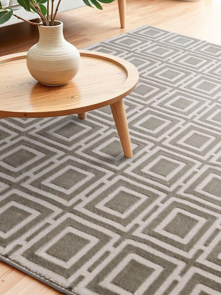 ELLE Decoration, Běhoun Perles 106190 Cream Grey z kolekce Elle, 80x240, šedá, ložnice