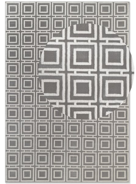 ELLE Decoration, Kusový koberec Perles 106190 Cream Grey z kolekce Elle, 120x170, šedá, ložnice