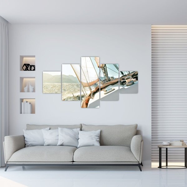 Obraz - Loď (125x70 cm)