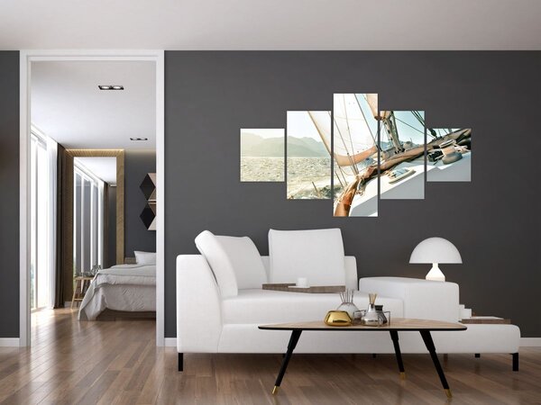 Obraz - Loď (125x70 cm)