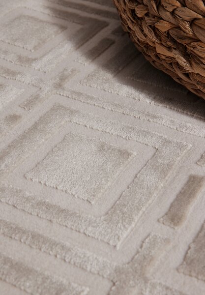 ELLE Decoration, Kusový koberec Perles 106191 Cream z kolekce Elle, 120x170, béžová, ložnice