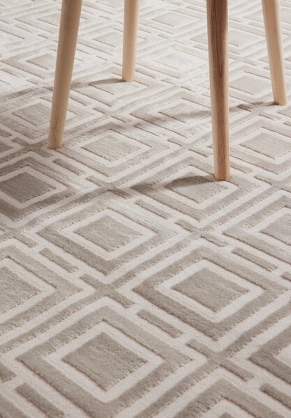 ELLE Decoration, Kusový koberec Perles 106191 Cream z kolekce Elle, 120x170, béžová, ložnice
