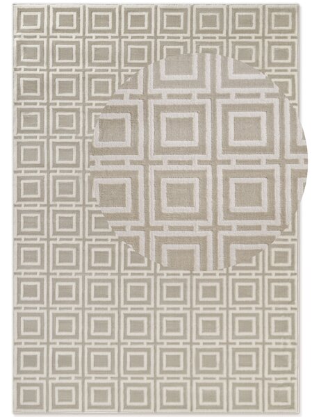 ELLE Decoration, Kusový koberec Perles 106191 Cream z kolekce Elle, 120x170, béžová, ložnice