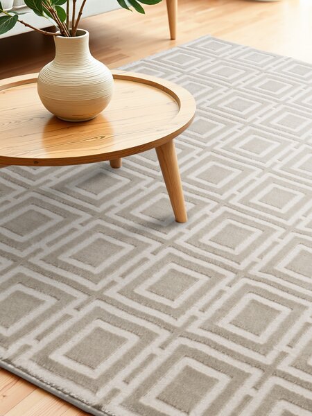 ELLE Decoration, Kusový koberec Perles 106191 Cream z kolekce Elle, 120x170, béžová, ložnice