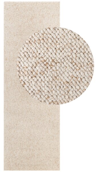 ELLE Decoration, DOPRODEJ: 80x240 cm Běhoun Wolly Ultra 106228 Cream z kolekce Elle, 80x240, bílá, ložnice