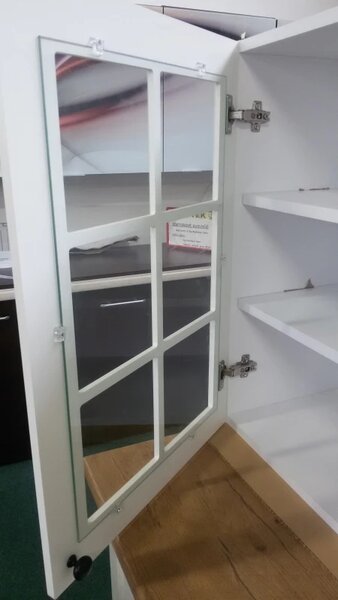 Kuchyňská linka Lady bílá s prac. deskou 2,6m, bílá/dub lancelot