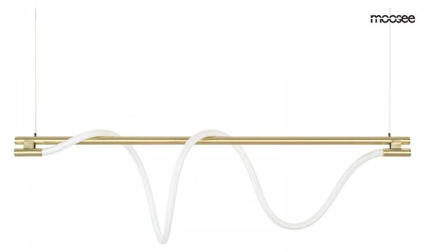 LED závěsné svítidlo SERPIENTE, d.121cm Barva: Černá
