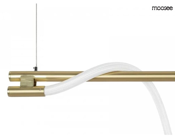 LED závěsné svítidlo SERPIENTE, d.121cm Barva: Černá
