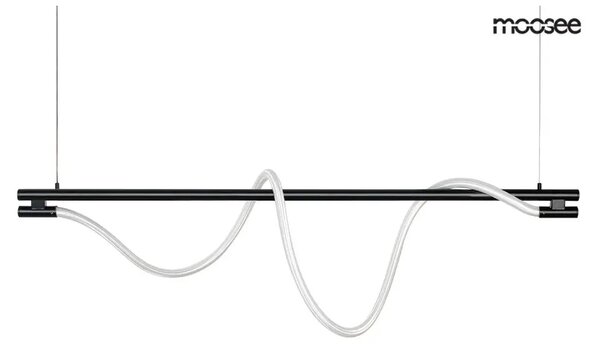 LED závěsné svítidlo SERPIENTE, d.121cm Barva: Černá