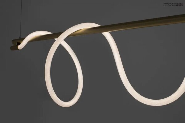 LED závěsné svítidlo SERPIENTE, d.121cm Barva: Černá