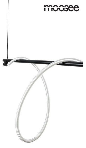 LED závěsné svítidlo SERPIENTE, d.121cm Barva: Černá