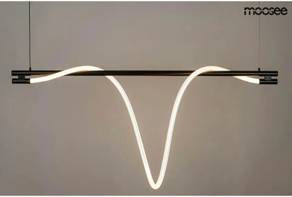 LED závěsné svítidlo SERPIENTE, d.121cm Barva: Černá