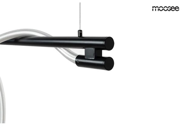 LED závěsné svítidlo SERPIENTE, d.121cm Barva: Černá
