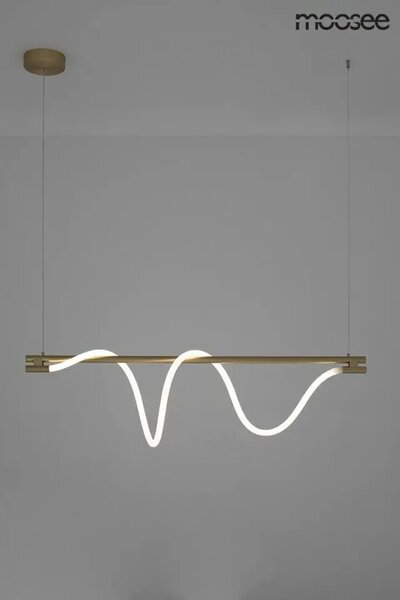 LED závěsné svítidlo SERPIENTE, d.121cm Barva: Černá