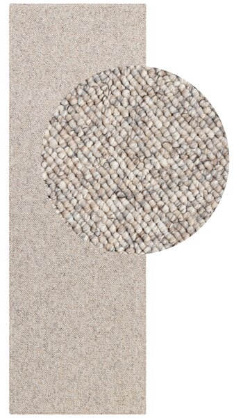 ELLE Decoration, Běhoun Wolly Ultra 106230 Dark Cream z kolekce Elle, 80x240, béžová, ložnice