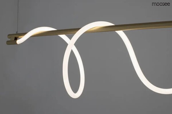 LED závěsné svítidlo SERPIENTE, d.121cm Barva: Černá
