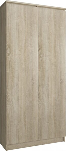 Regál R 80cm CLP 2 dvířka 8 poliček dub sonoma