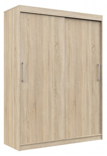 Šatní skříň posuvná 150 cm CLP MONO dub sonoma