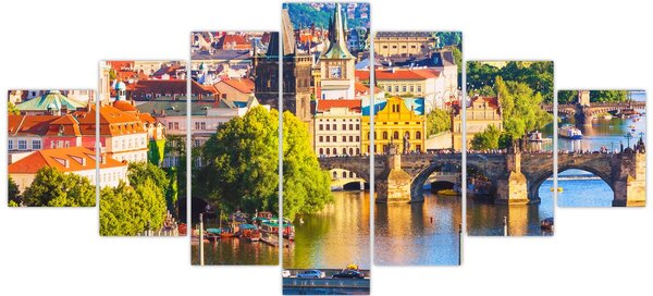 Obraz - Praha (210x100 cm)