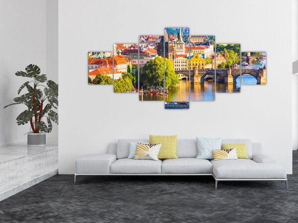 Obraz - Praha (210x100 cm)