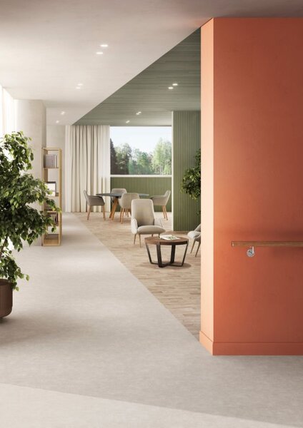 PVC podlaha LOGITEX Ultimate 55 Cosmos T09 beton, světle šedá