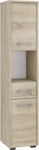 Koupelnová skříňka Fin 2D 1SZ 1W dub sonoma
