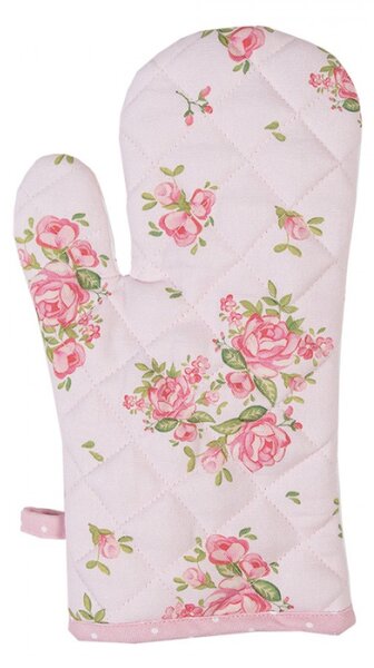 Bavlněná chňapka se vzorem růžiček Sweet Roses – 18x30 cm