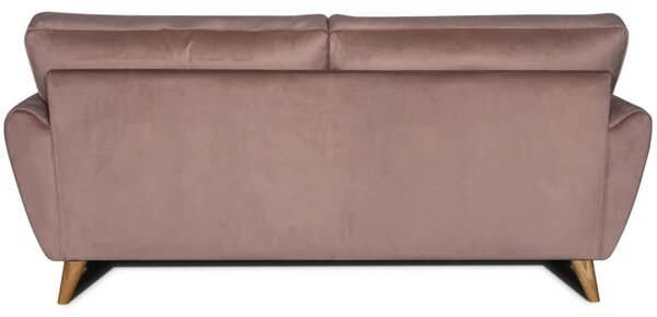 Pohovka ISLA 3P, starorůžová (velvet - PINK)