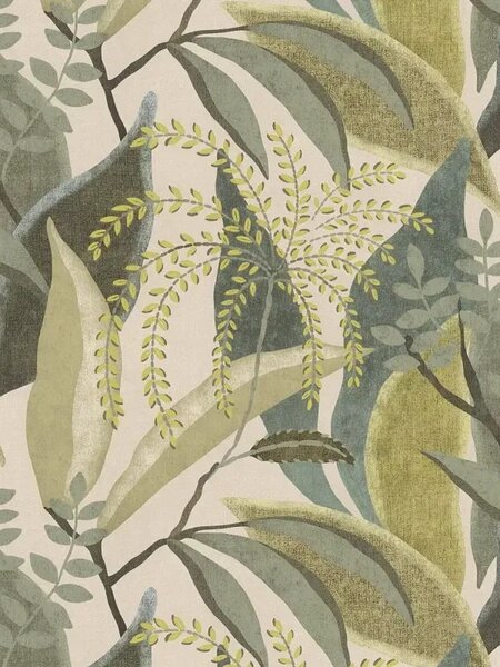 A.S. Création | Vliesová tapeta na zeď PintWalls 3 79186-4 | 0,53 x 10,05 m | zelená, vining ivy, krémová, šedá