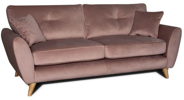 Pohovka ISLA 3P, starorůžová (velvet - PINK)