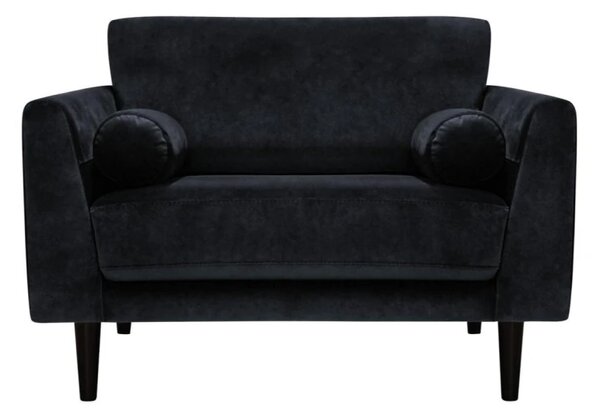 Křeslo JACKSON, černá (velvet BLACK)