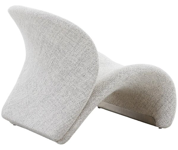 -25 % Dny MOMENTI– Nordic Living Pískově hnědé čalouněné lounge křeslo Sandra