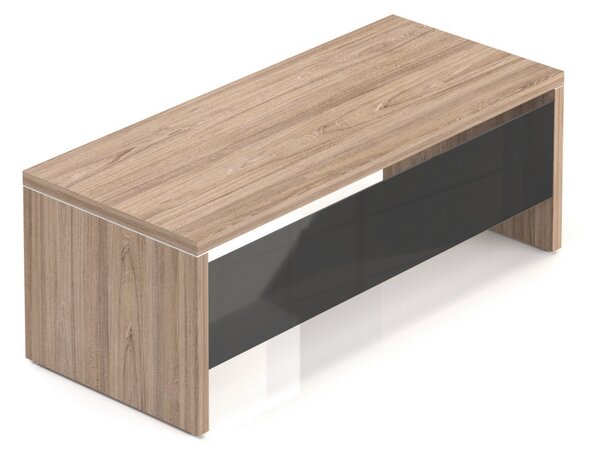 Manažerský stůl SOLID, 200cm, bez zásuvek (Manažerský stůl SOLID, 200cm, do manžerské kanceláře, šířka 85cm)