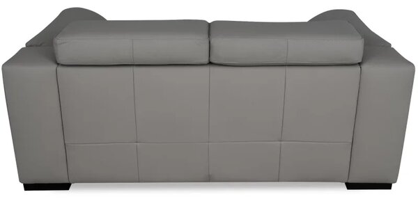 Moderní kožená pohovka LOREN II (3P), hnědá (madras - 111 bark)