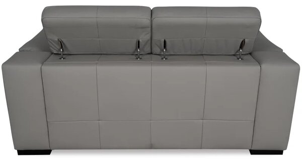 Moderní kožená sedací souprava LOREN II 3+1+1, bílá (madras - 122 white)