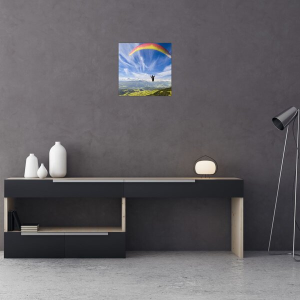 Obraz - Paragliding (30x30 cm)