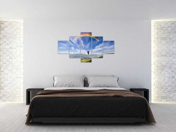 Obraz - Paragliding (125x70 cm)