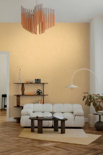 A.S. Création | Vliesová tapeta na zeď Nordic Feeling 79154-2 | 0,53 x 10,05 m | žlutá, okrová
