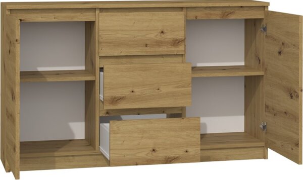 Komoda 2D3S 120 - dub artisan