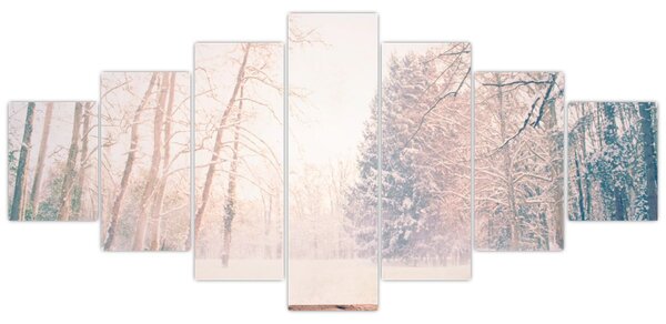 Obraz - Výhled do lesa (210x100 cm)