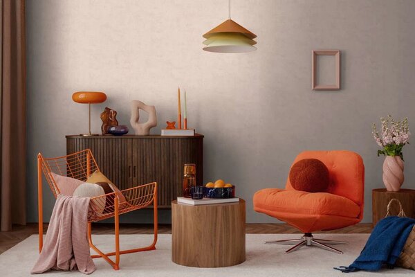 A.S. Création | Vliesová tapeta na zeď Nordic Feeling 79152-6 | 0,53 x 10,05 m | šedá, růžová