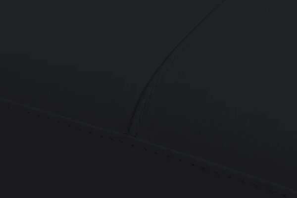 Kožený taburet LOREN II, tm. modrá (madras - 106 dark blue)