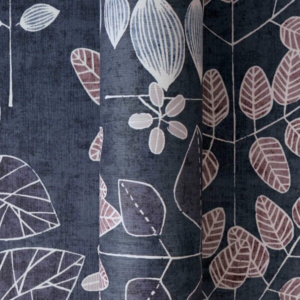A.S. Création | Vliesová tapeta na zeď Nordic Feeling 79149-4 | 0,53 x 10,05 m | modrá, fialová