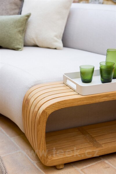 Cane-line Konferenční stolek Mellow, Cane-line, obdélníkový 120x27x37 cm, teak