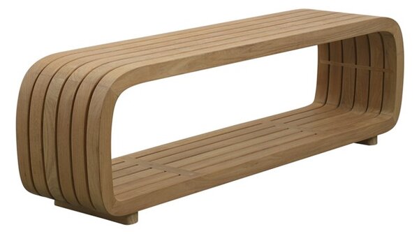 Cane-line Konferenční stolek Mellow, Cane-line, obdélníkový 120x27x37 cm, teak