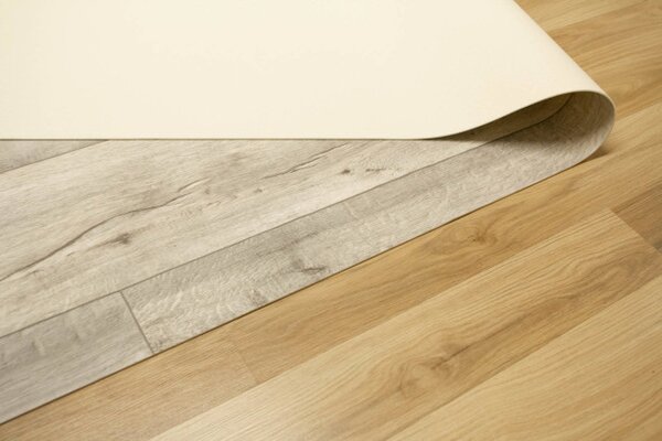 PVC podlaha Bartesa Cracked Oak 990M šedá / krémová / béžová