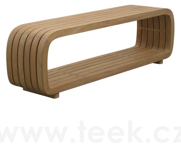 Cane-line Konferenční stolek Mellow, Cane-line, obdélníkový 120x27x37 cm, teak